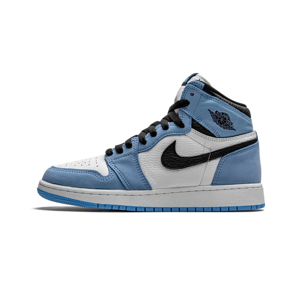 Air Jordan 1 Retro High White University Blue Black (GS)