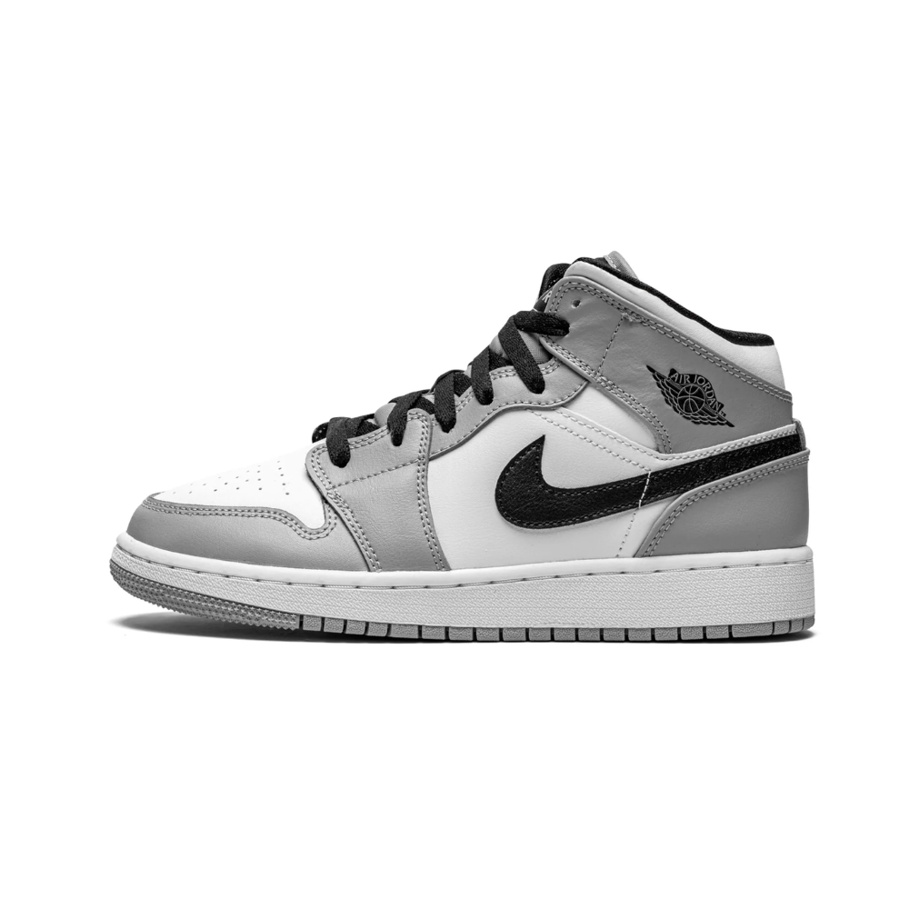 Air Jordan 1 Mid Light Smoke Grey Anthracite (GS)