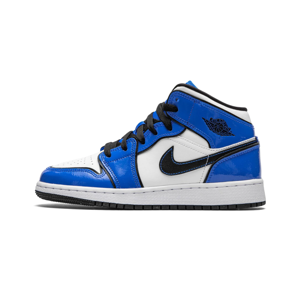 Air Jordan 1 Mid Signal Blue (GS)