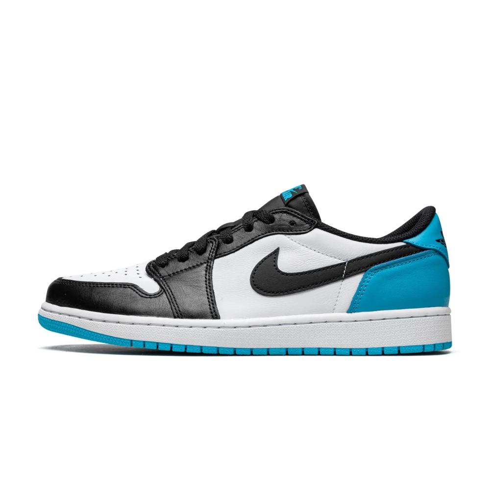 Jordan 1 Retro Low OG Black Dark Powder Blue