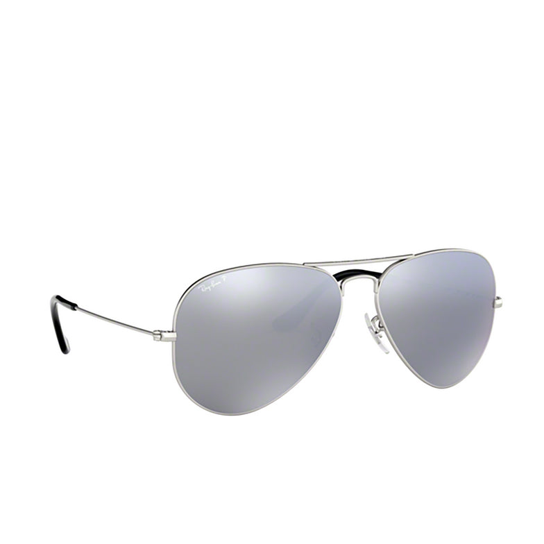 Ray-Ban - RB3025 019W3 Aviator Large Metal Mirror Silver Sunglasses