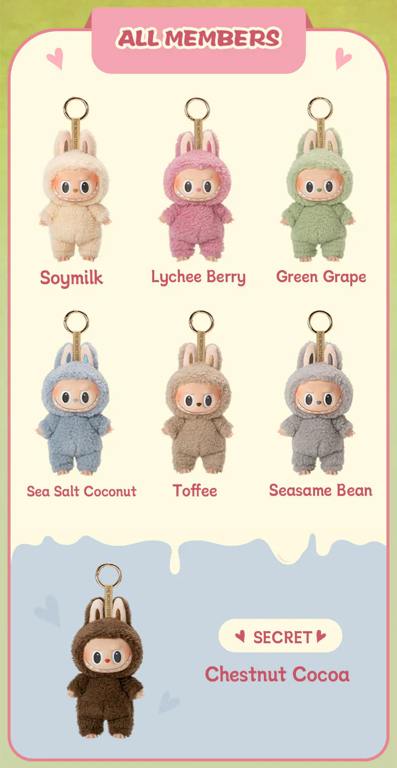 POP MART Labubu The Monsters 'Exciting Macarons V1' Vinyl Plush Sealed Single Blind Box