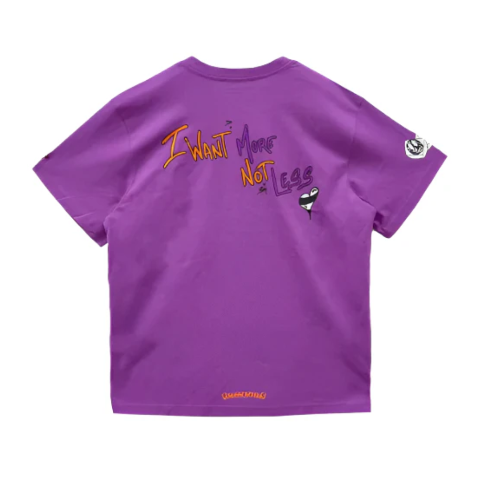 Chrome Hearts Matty Boy Purple Graffiti T-Shirt