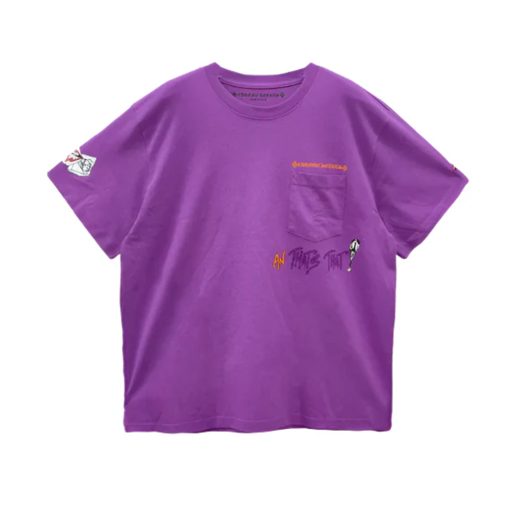 Chrome Hearts Matty Boy Purple Graffiti T-Shirt
