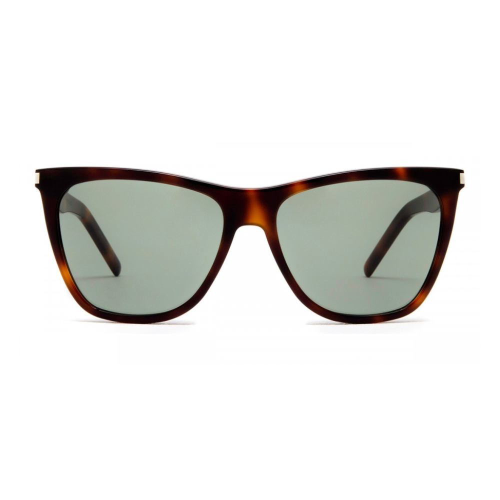 Saint Laurent SL526 002 Black Grey Havana Square Sunglasses