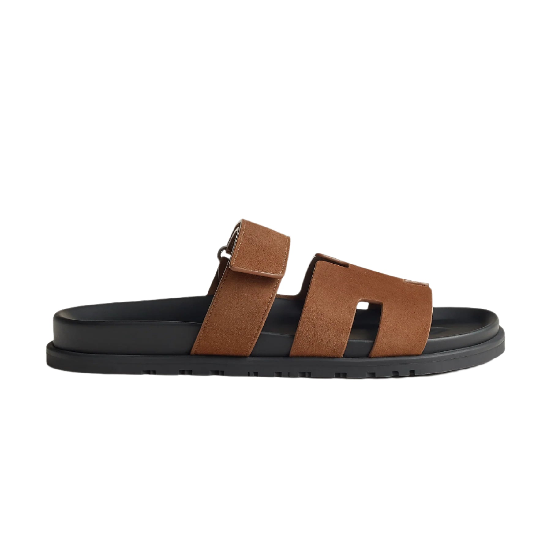 Hermès Chypre Sandal Brun Fume Suede