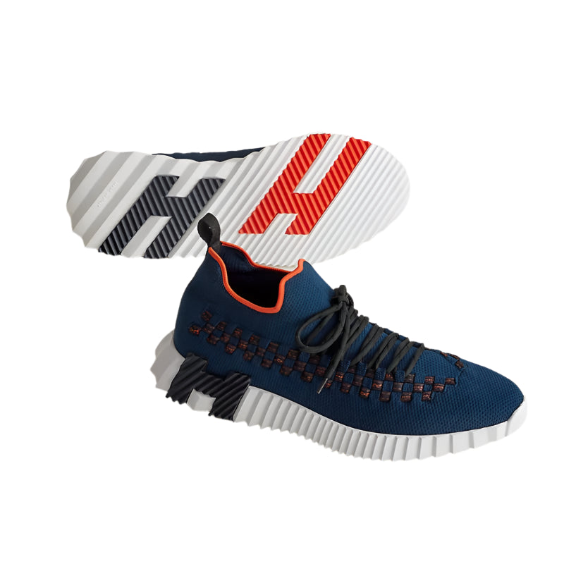 Hermès Bouncing Sneaker Flex Navy Orange