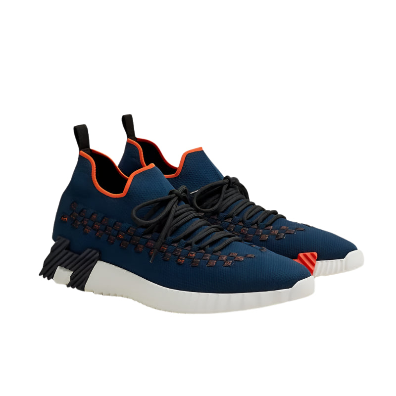 Hermès Bouncing Sneaker Flex Navy Orange