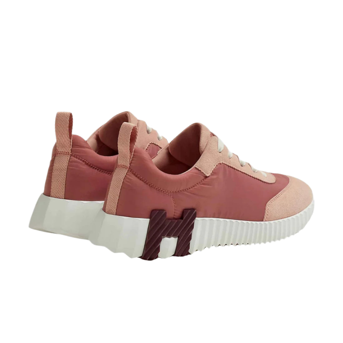 Hermès Bouncing Sneaker Suede Women Pink Parachute Fabric
