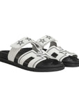 Hermès Chypre Sandal White Stars Leather