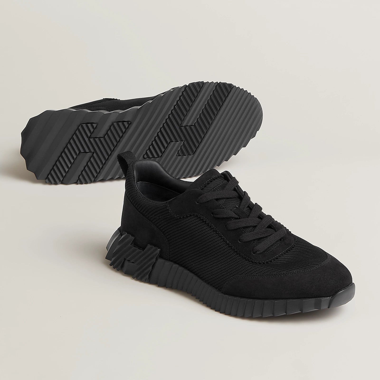 Hermès Bouncing Sneaker Mesh Chevre Noir