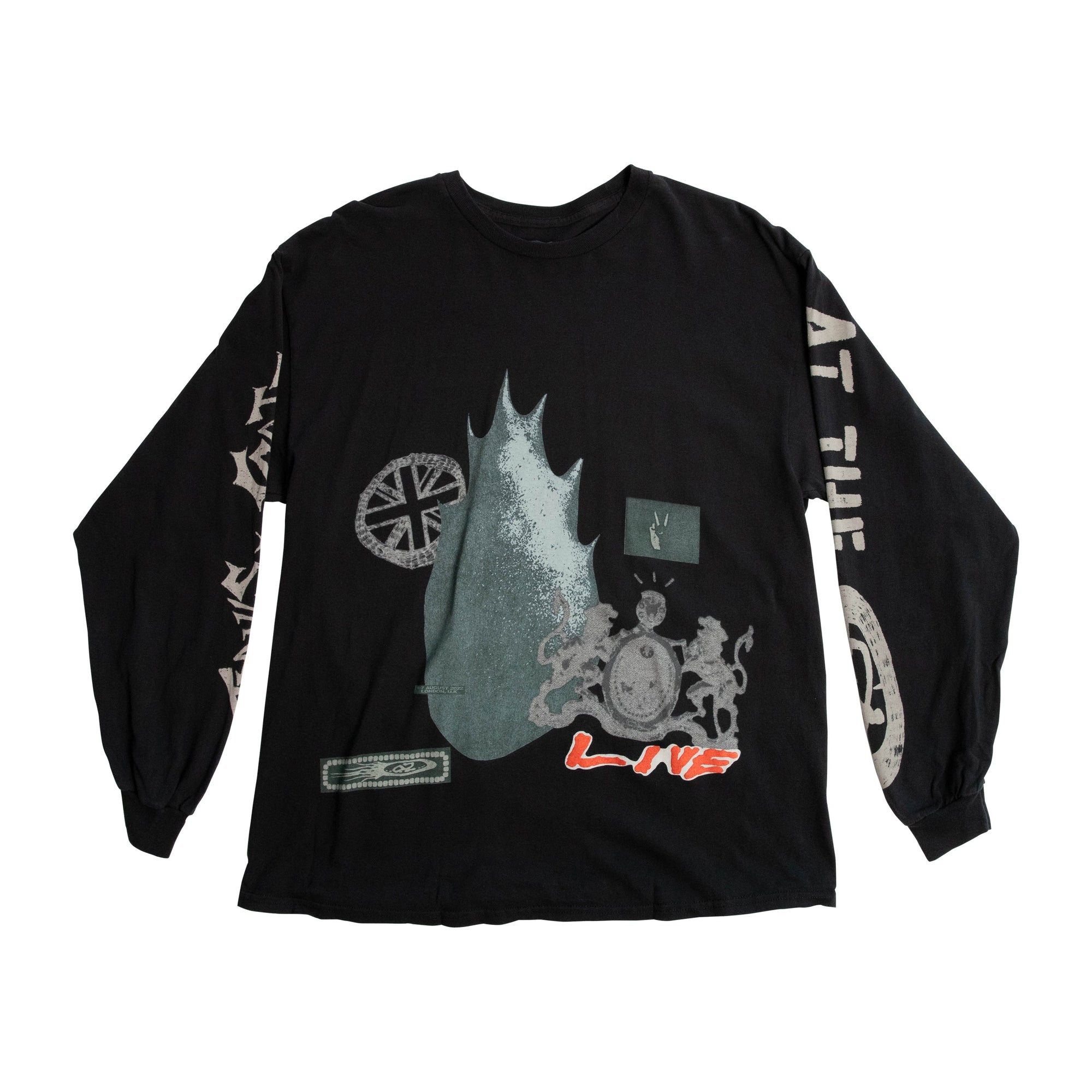 Live Union Jack LS Tee