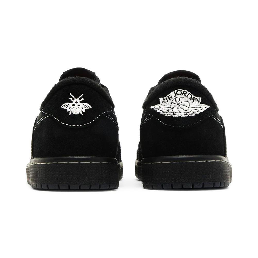 Customized by Artlanta Air Jordan 1 Retro Low OG SP Travis Scott Black Phantom Size 41