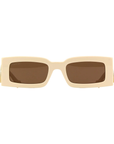 GUCCI GG1425S 004 Sunglass Women - Cream White