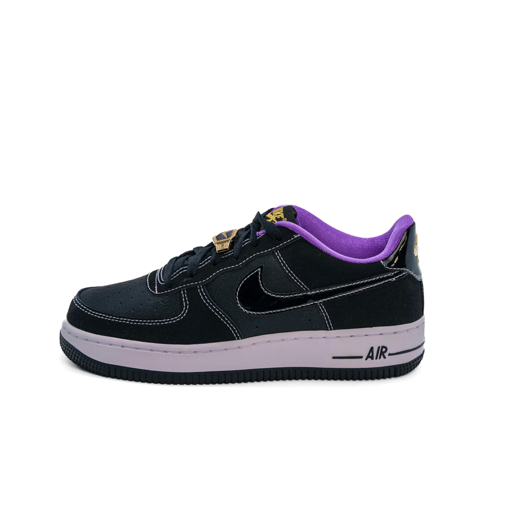 Nike Air Force 1 Low '07 LV8 "World Champ Black Purple" (GS)