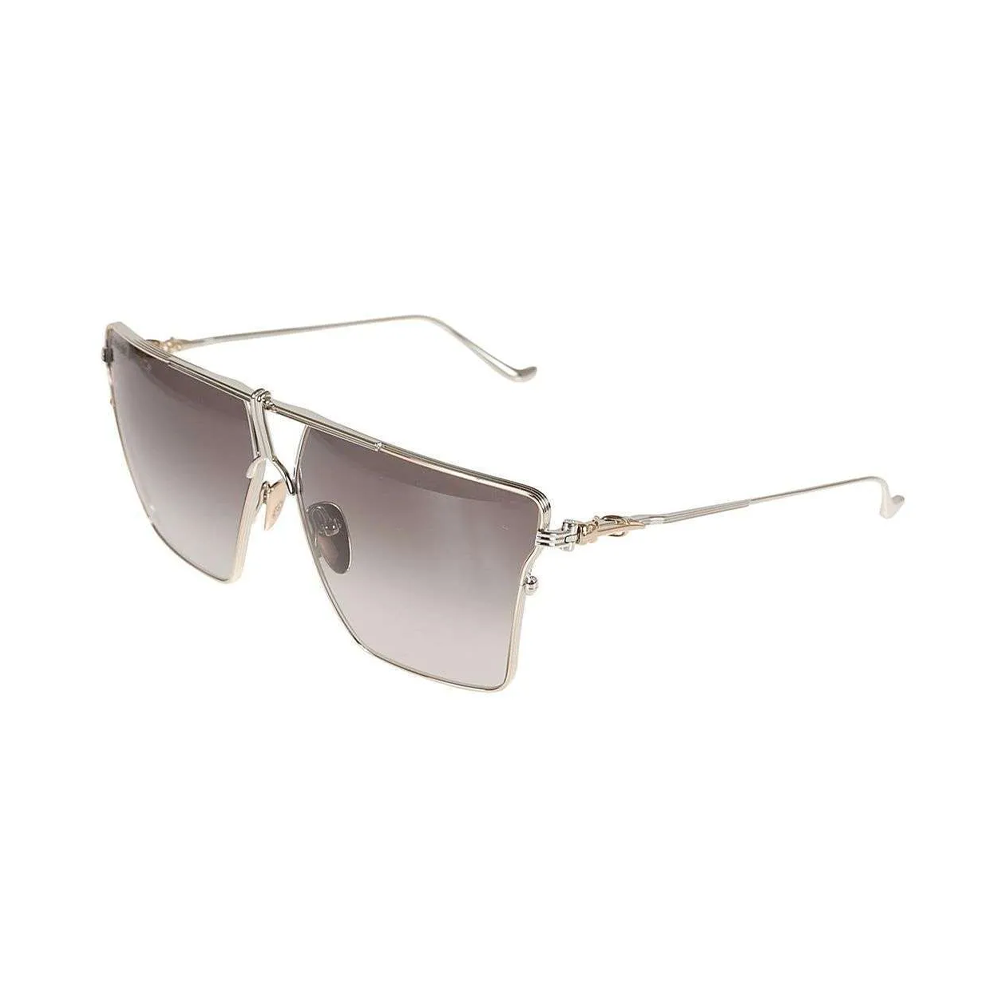 Chrome Hearts Nipply E64 GP/SS Sunglasses, Silver Gold Plated - Black