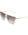 Chrome Hearts Nipply E64 GP/SS Sunglasses, Silver Gold Plated - Black