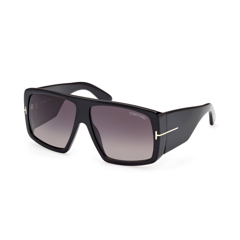Tom Ford Raven TF 1036 ECO 01B Sunglasses- Grey Smoke Gradient