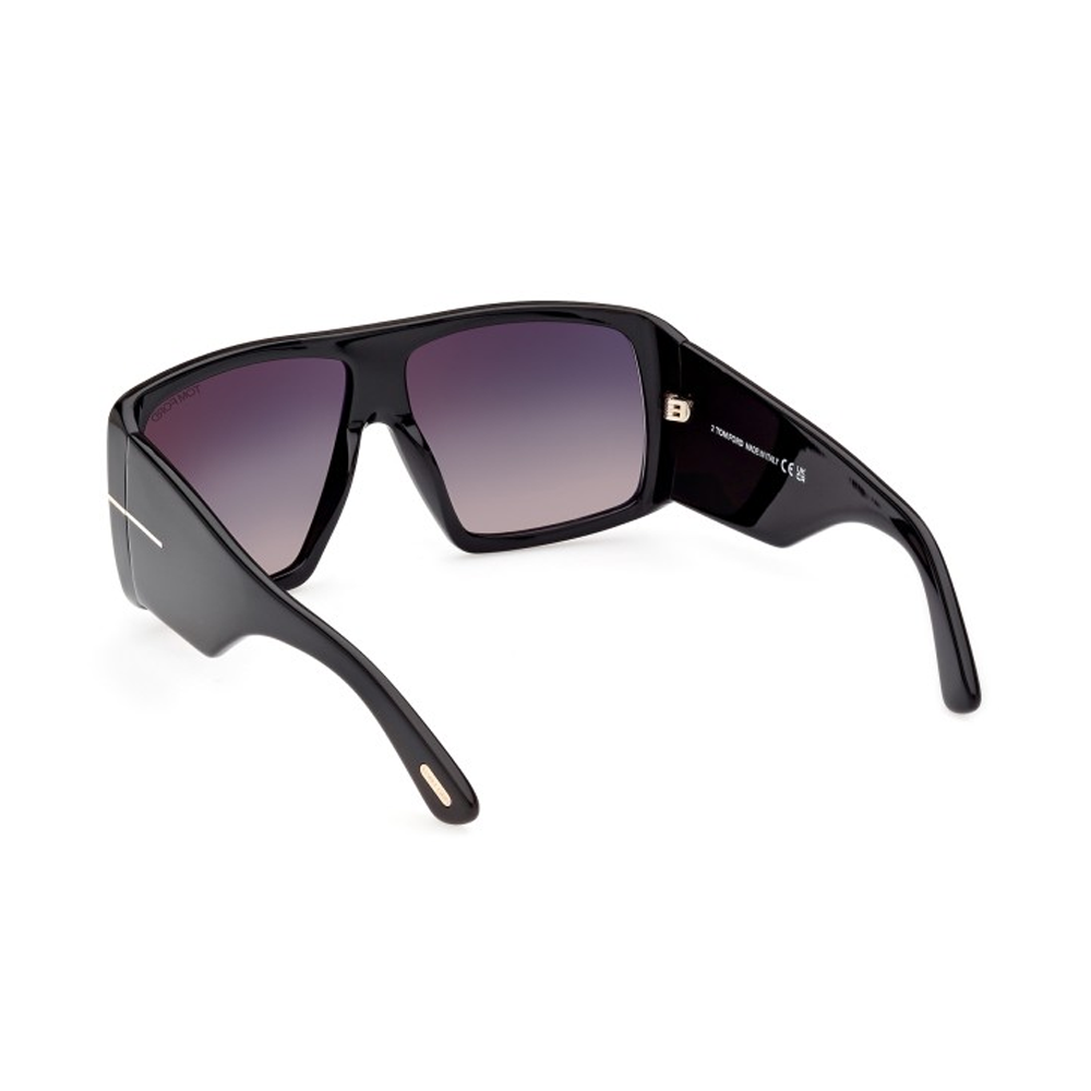 Tom Ford Raven TF 1036 ECO 01B Sunglasses- Grey Smoke Gradient