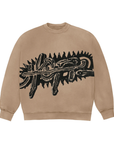 Travis Scott Utopia A3 Crewneck Light Sand