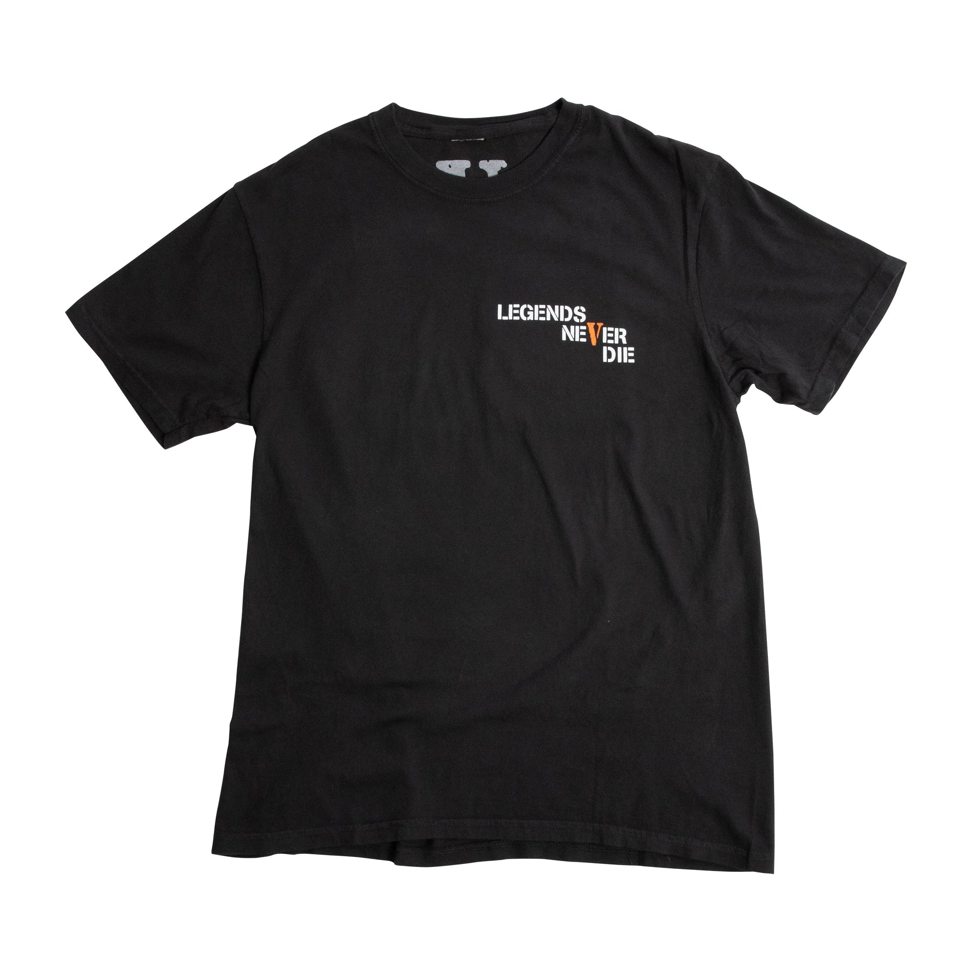 Vlone x Juice Wrld 999 Juice World Merch Collab Tee - BLACK