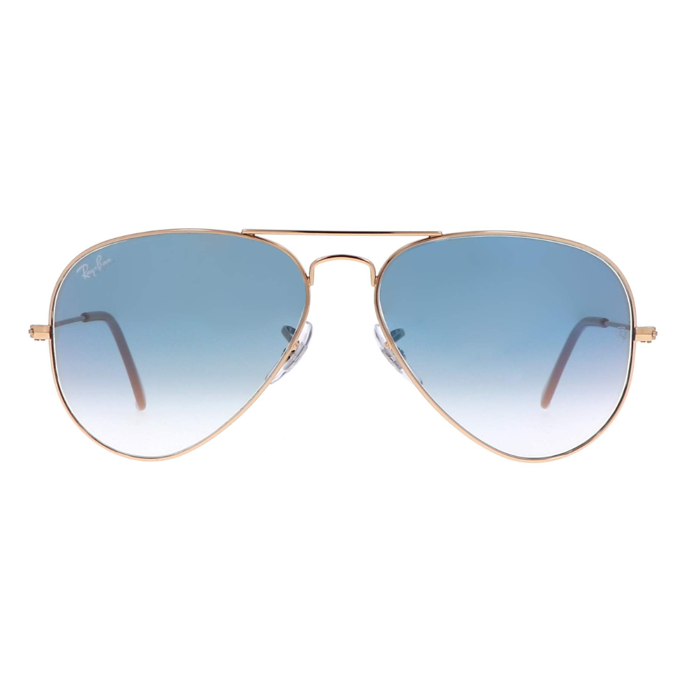 Ray-Ban RB3025 001/3F Aviator Large Metal Gold Medium Gradient Sunglasses