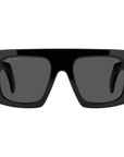 Etro Etroscreen 005/S 807IR Modern Classic Rectangle Black Frame - Dark Grey Lens Sunglasses