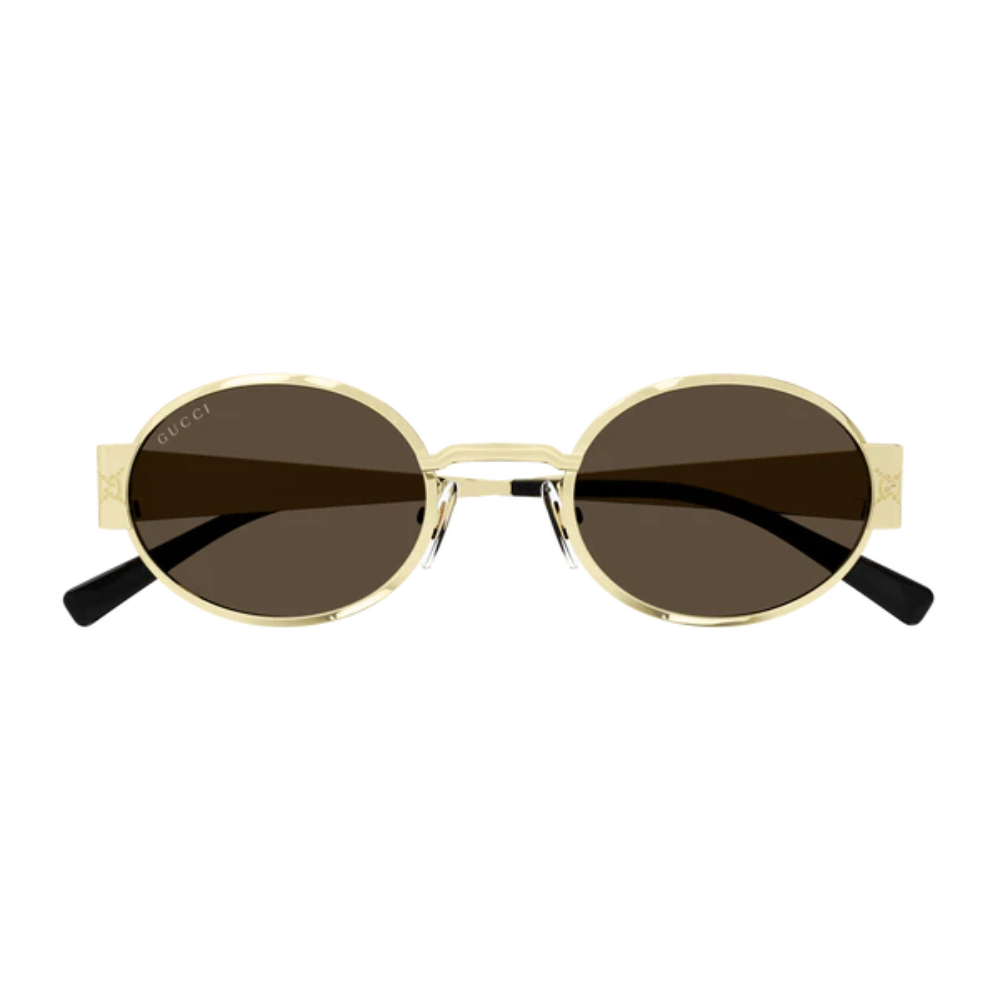 Gucci GG1854S 005 Gold Frame with Black Lense Sunglasses