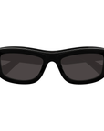 Bottega Venetta BV1326S 001 Black Frame with Dark Grey Lens Sunglasses