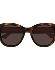 Gucci GG1866SK 002 Havana Frame with Brown Lens Sunglasses