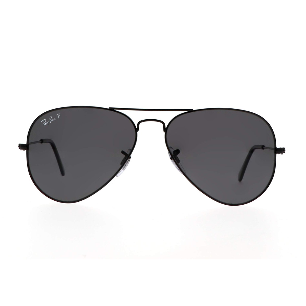 Ray-Ban RB3025 002/48 Aviator Total Black Medium Polarized