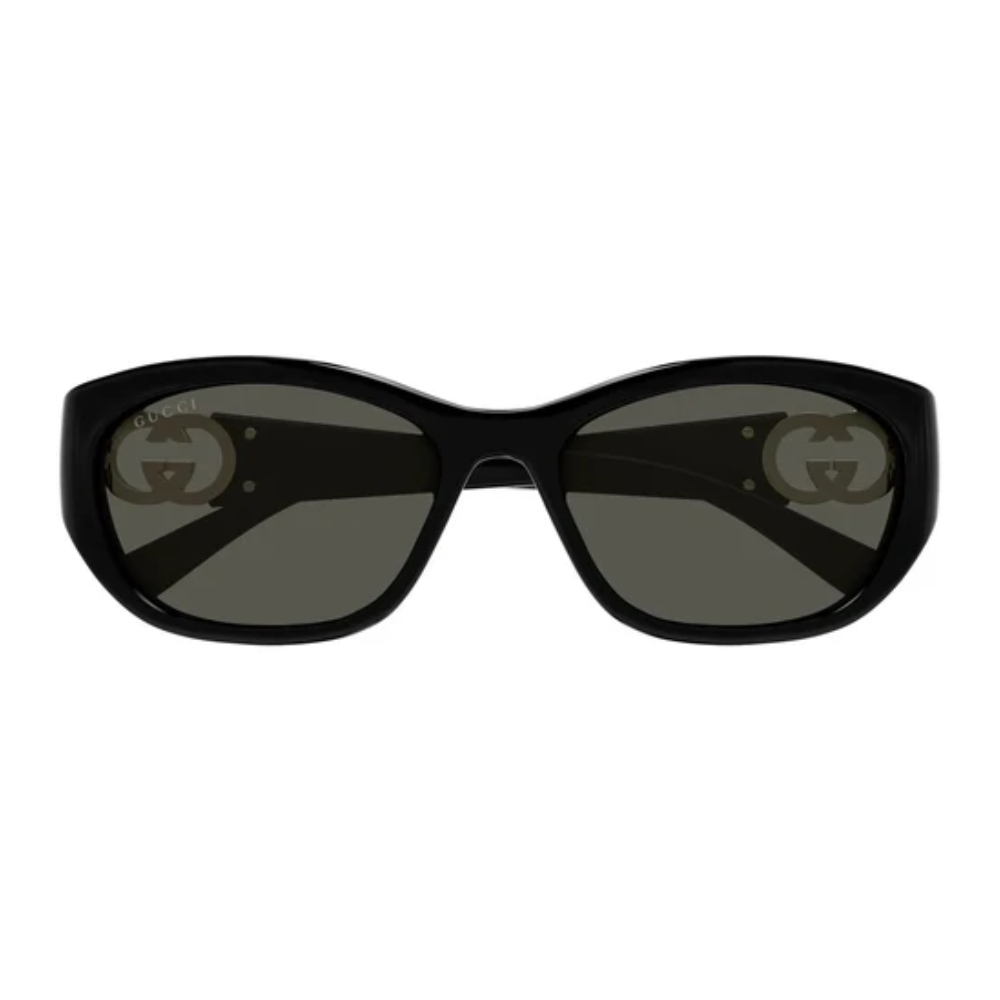 Gucci GG1826SK – Classic Black Round Women’s Sunglasses