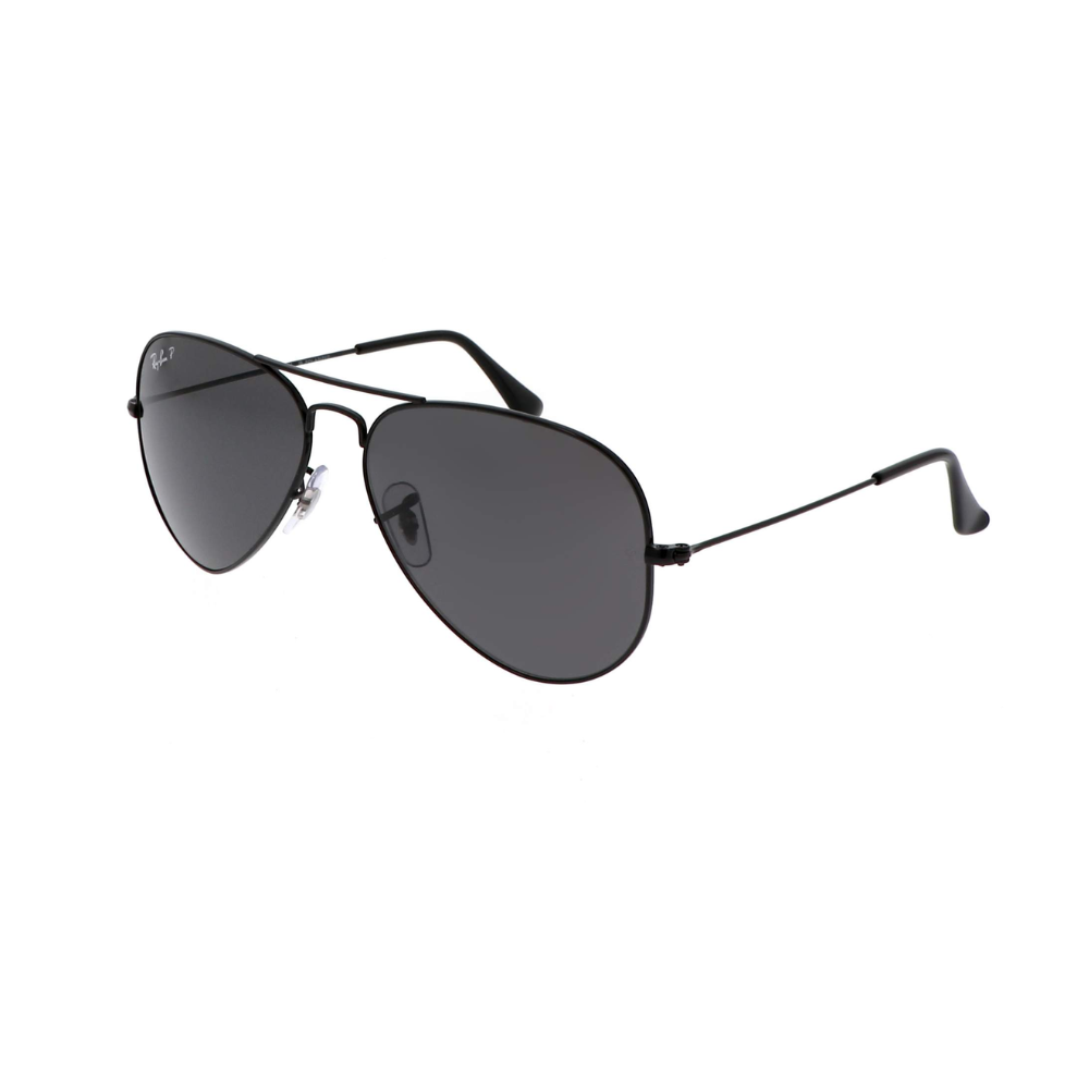 Ray-Ban RB3025 002/48 Aviator Total Black Medium Polarized