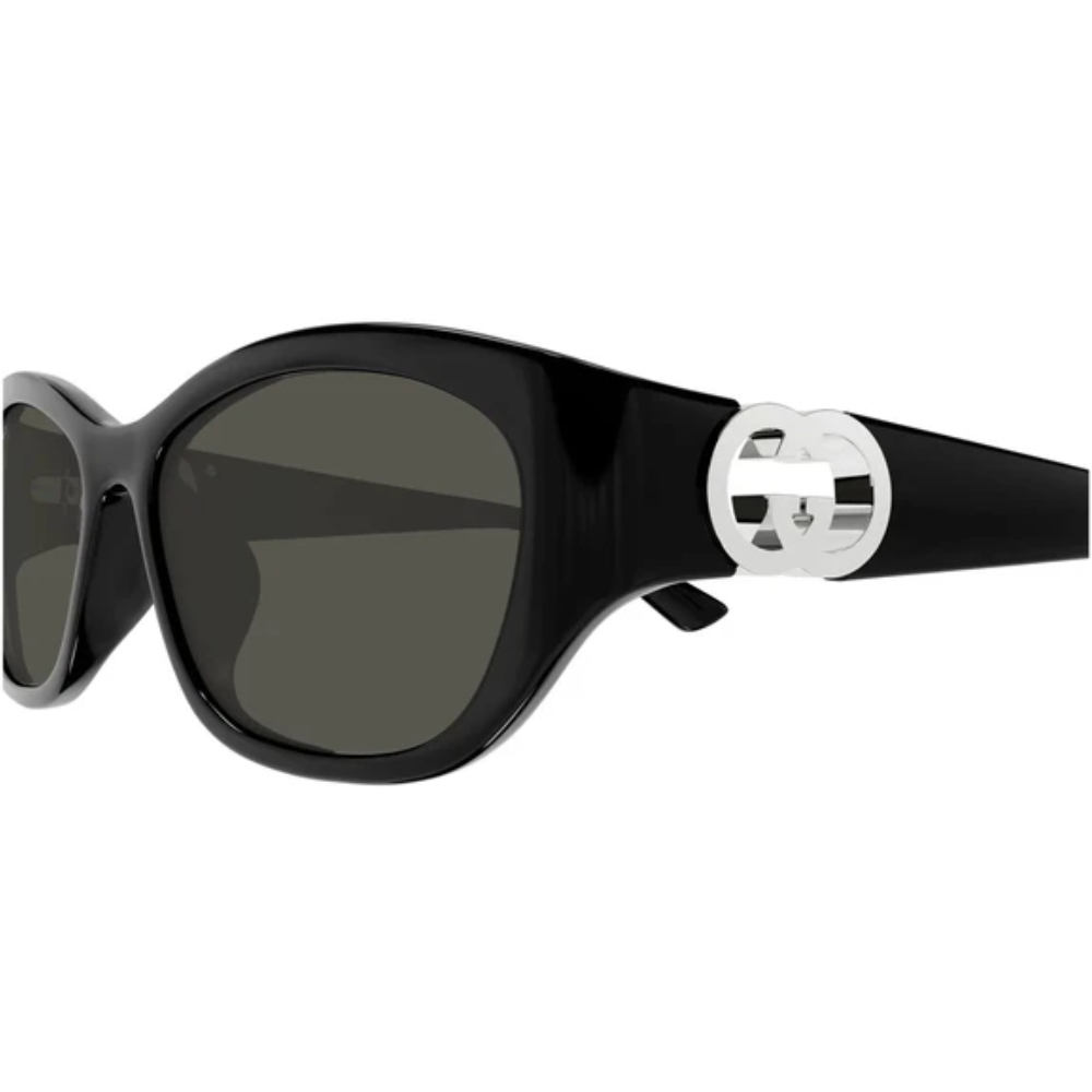 Gucci GG1826SK – Classic Black Round Women’s Sunglasses