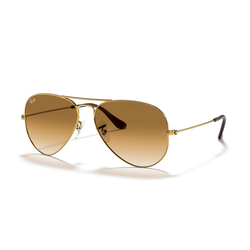 Ray-Ban RB3025 001/51 Aviator Gold Frame with Brown Lens Sunglasses