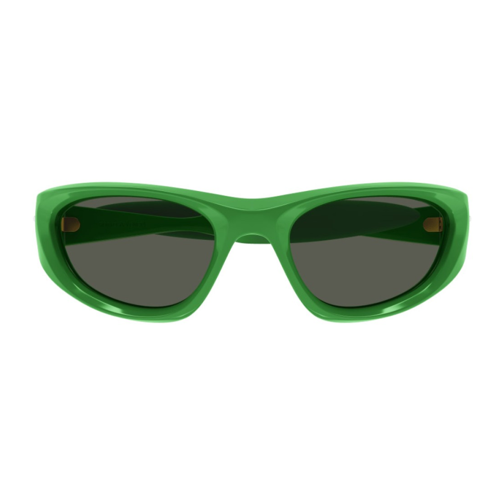 Bottega Venetta BV1184S 003 Green Frame with Dark Grey Lens Sunglasses
