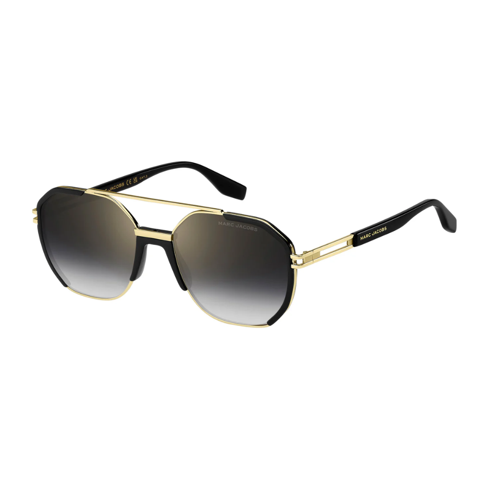 Marc Jacobs MARC 749/S RHL FQ Gold &amp; Black Metal Sunglasses