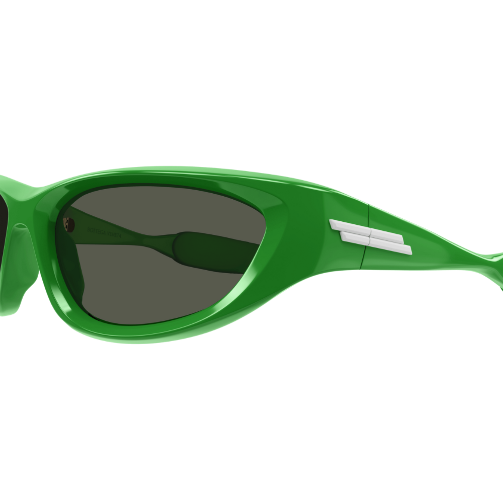 Bottega Venetta BV1184S 003 Green Frame with Dark Grey Lens Sunglasses