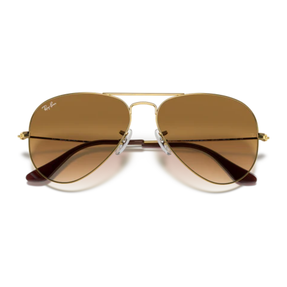 Ray-Ban RB3025 001/51 Aviator Gold Frame with Brown Lens Sunglasses