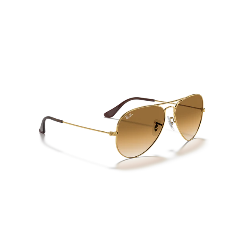 Ray-Ban RB3025 001/51 Aviator Gold Frame with Brown Lens Sunglasses