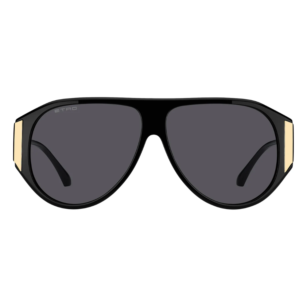 Etro 0052/S 807IR Black Aviator Unisex Sunglasses