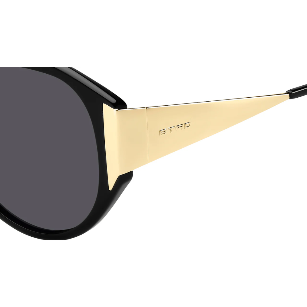Etro 0052/S 807IR Black Aviator Unisex Sunglasses