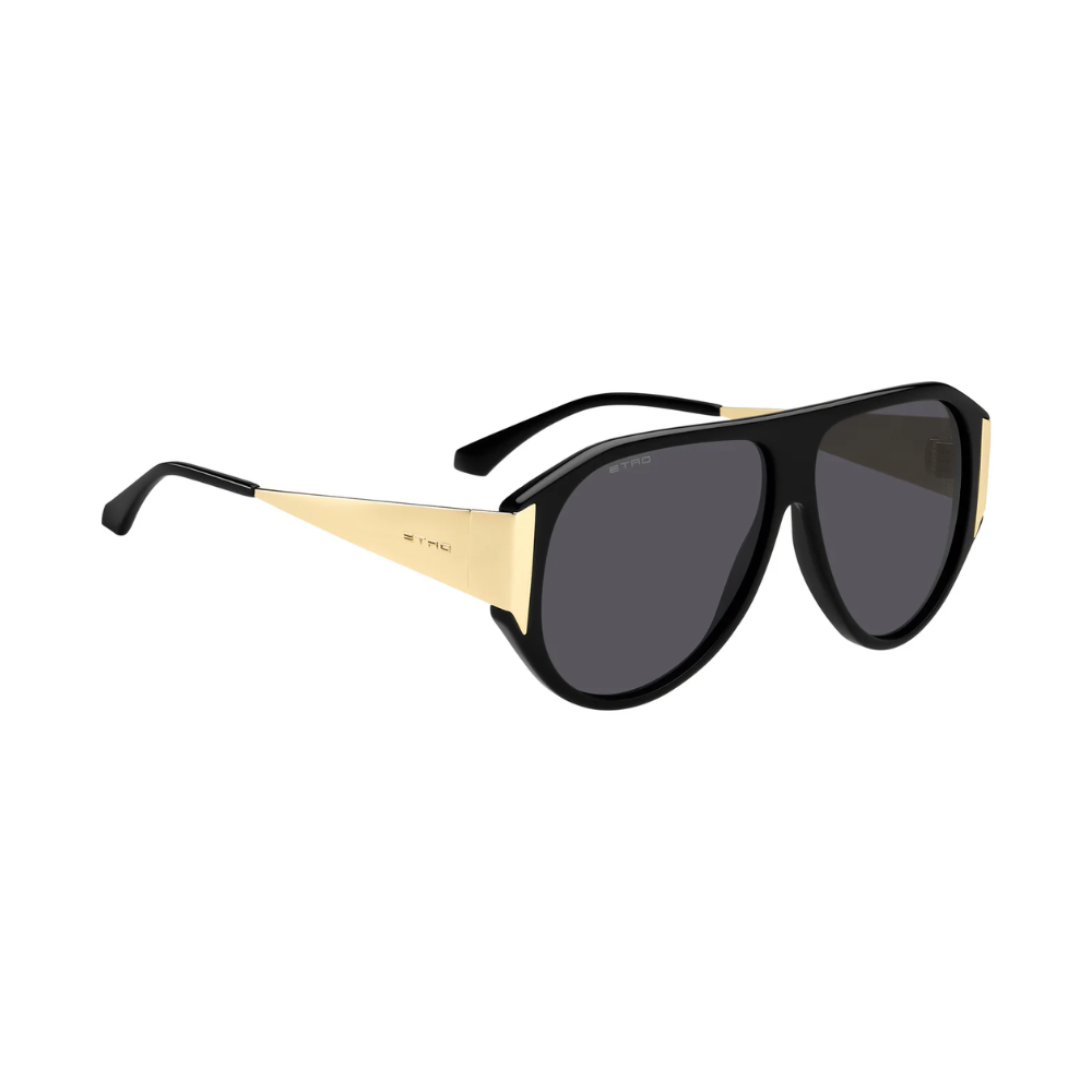 Etro 0052/S 807IR Black Aviator Unisex Sunglasses