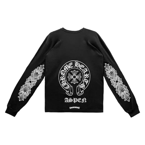 Chrome Hearts Aspen Exclusive ロング Chrome Hearts Aspen Exclusive Floral Long Sleeve Black – LVXVRY CARTEL