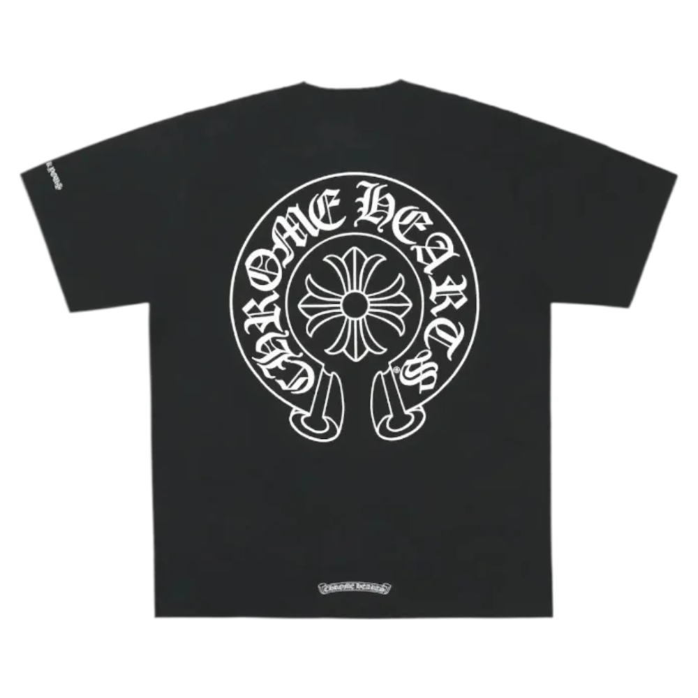Chrome Hearts Horseshoe Logo T-Shirt - Black