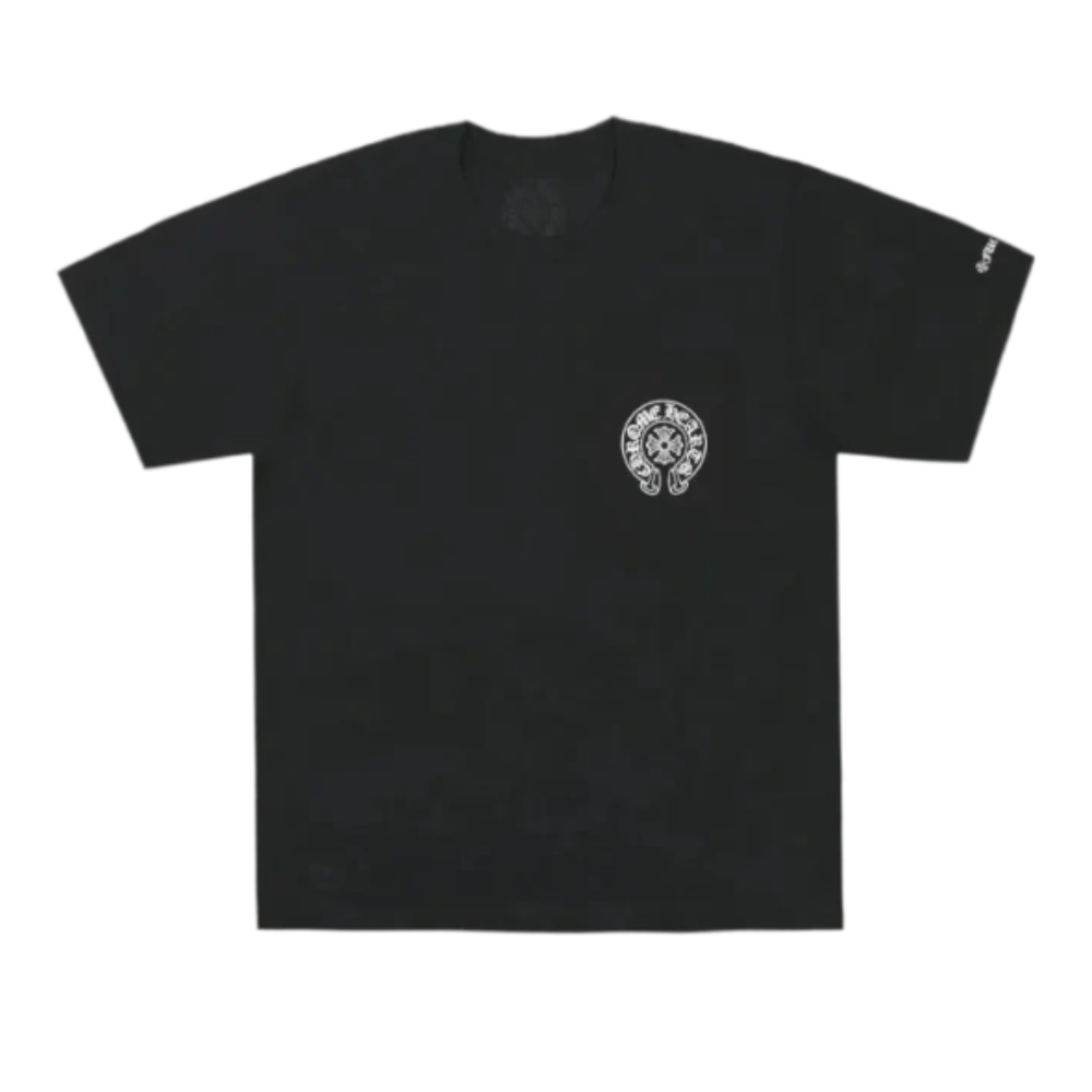 Chrome Hearts Horseshoe Logo T-Shirt - Black