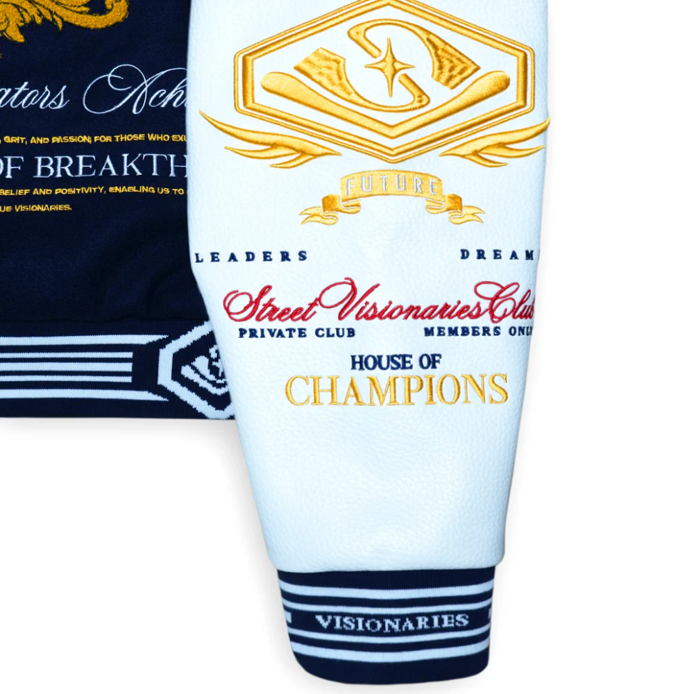 Street Visionaries - Architects of Breakthrough Varsity Jacket