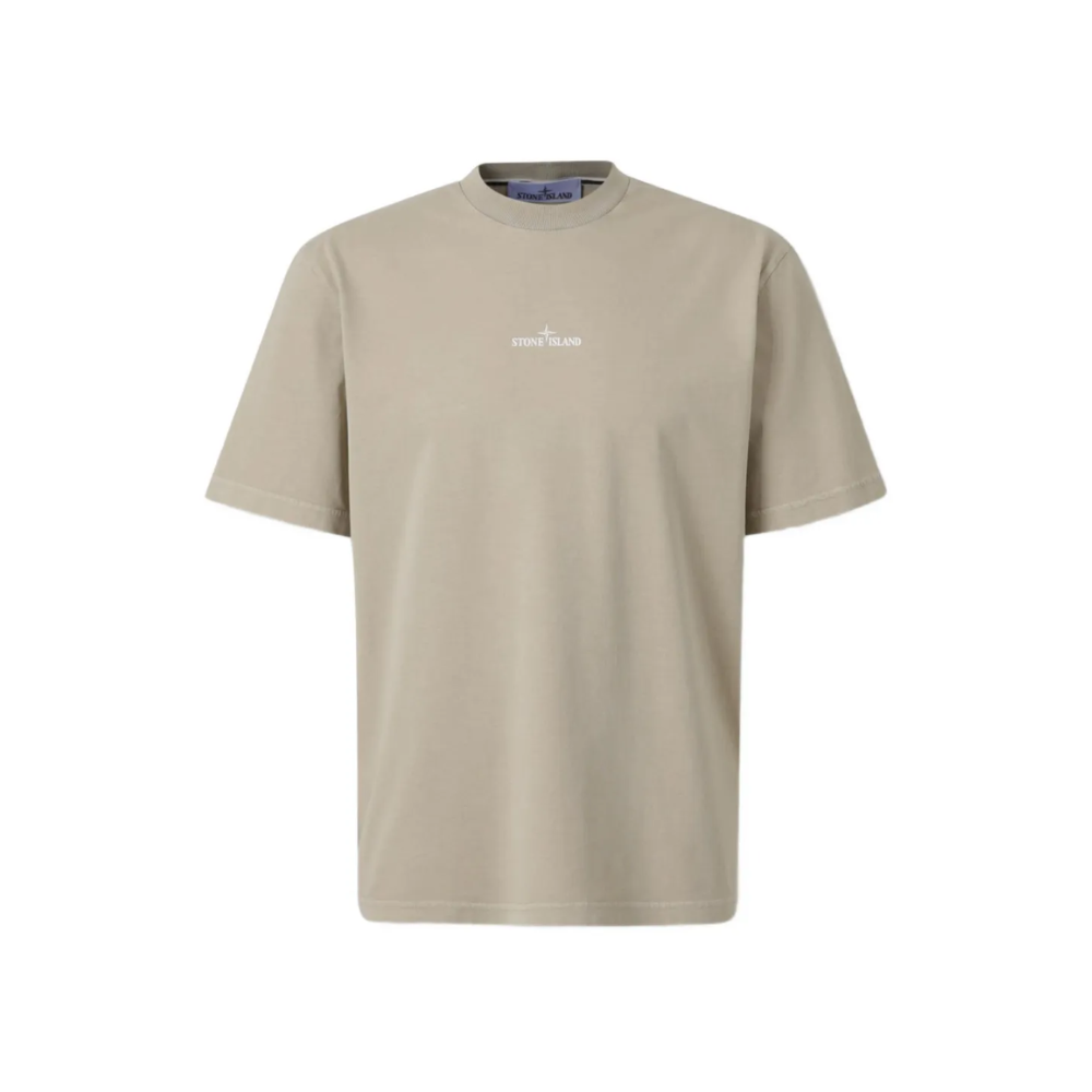 Stone Island Bleeding Numbers Compass Print T-Shirt