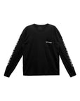 Chrome Hearts Scroll Logo Long sleeve Pocket T-shirt - Black