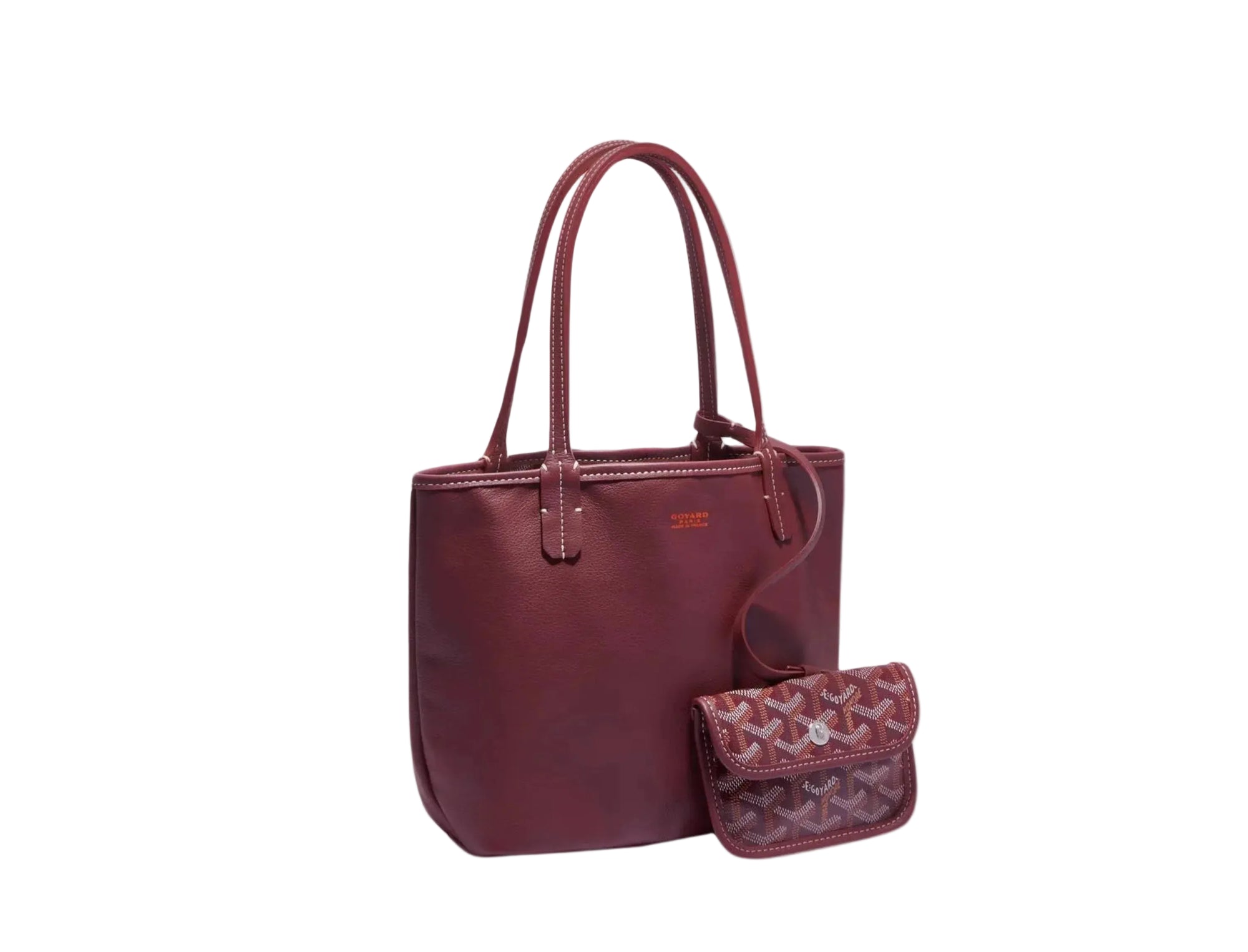 Goyard Anjou Mini Burgundy Calfskin